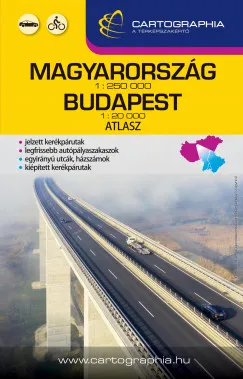 Magyarország + Budapest kombi atlasz Gyors kiszállítás