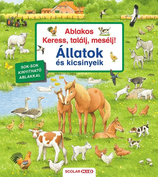 Ablakos Keress, találj, mesélj! - Állatok és kicsinyeik Ajánlat