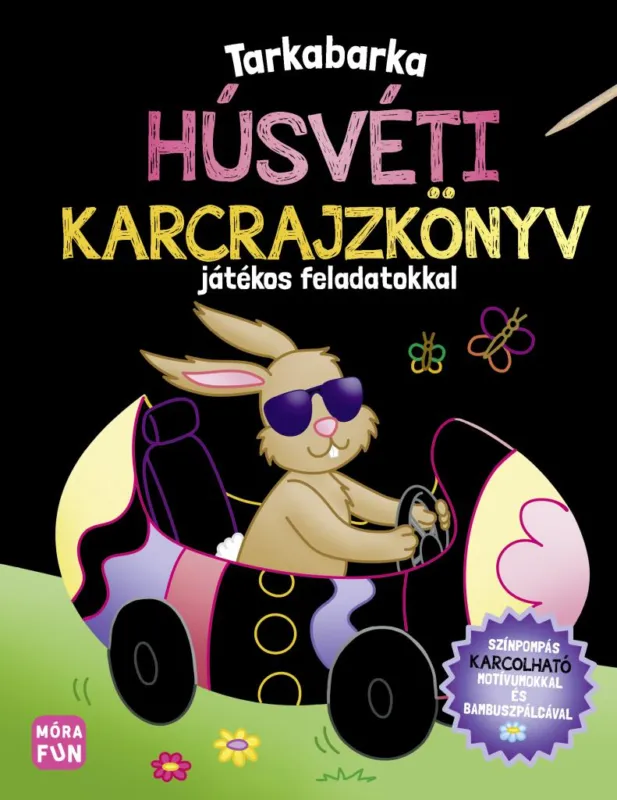 Tarkabarka húsvéti karcrajzkönyv - játékos feladatokkal Vásárlói kedvenc
