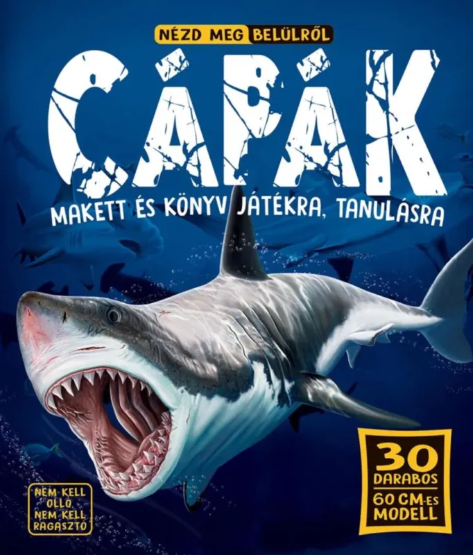 Népszerű Nézd meg belülről - Cápák - Makett és könyv játékra, tanulásra
