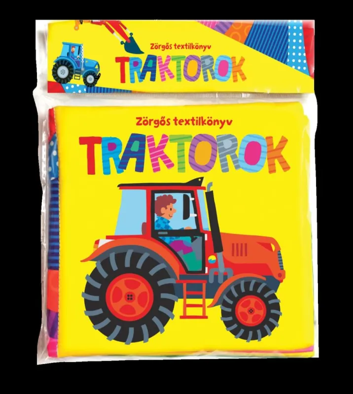 Utolsó esély Zörgős textilkönyv - Traktorok