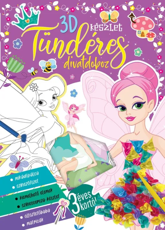 Akció 3D készlet - Tündéres divatdoboz