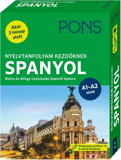 Vedd meg online PONS Nyelvtanfolyam kezdőknek - Spanyol