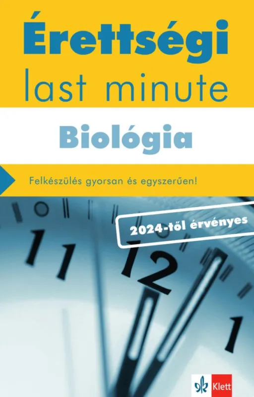 Érettségi Last minute - Biológia Bestseller