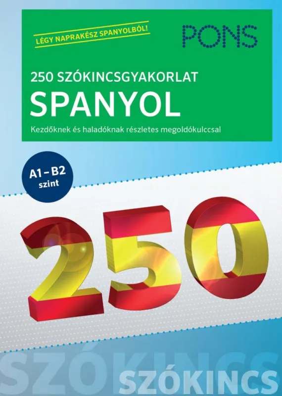 PONS 250 Szókincsgyakorlat Spanyol Alacsony ár