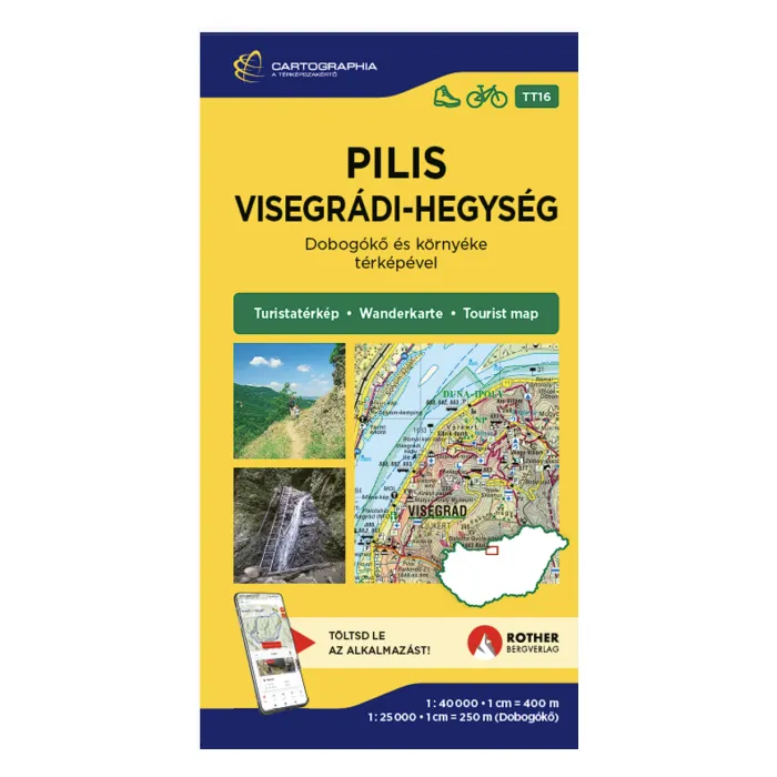 Gyors szállítás Pilis és Visegrádi-hegység térkép 1:40 000