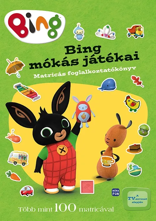 Bing mókás játékai - Matricás foglalkoztató Nézd meg most