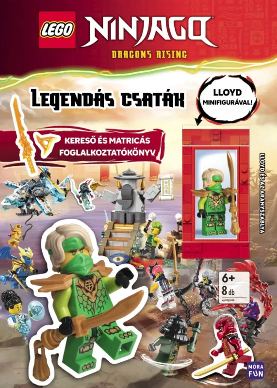 Lego Ninjago. Legendás csaták. Kereső- és matricás foglalkoztatókönyv Kedvezmény