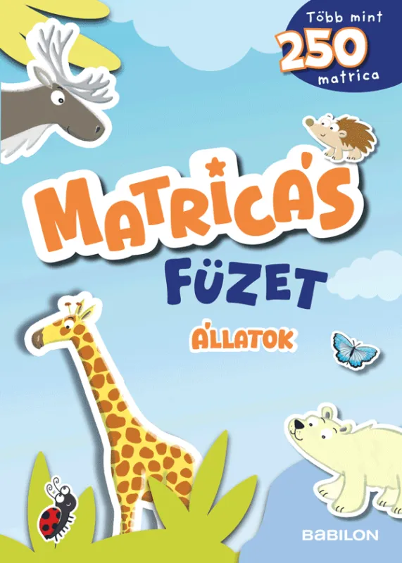 Kedvezményes ár Matricás füzet - Állatok - Több mint 250 matricával