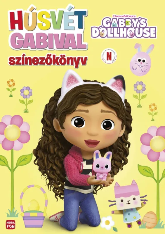 Gabi babaháza - Húsvét Gabival - Színezőkönyv Azonnali szállítás