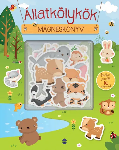 Olcsóbb Állatkölykök - Mágneskönyv