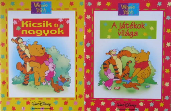 Expressz kézbesítés 2 db Micimackó-füzet (Winnie-the-Pooh): Kicsik és nagyok + A játékok világa