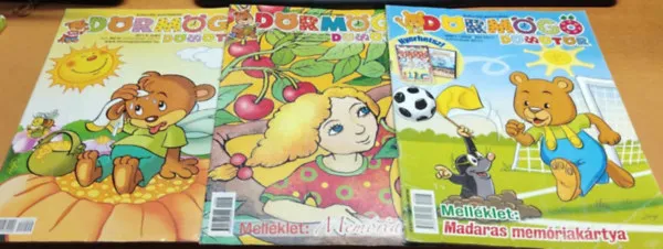 3 db Dörmögő Dömötör, szórványszámok, saját fotó Gyors szállítás
