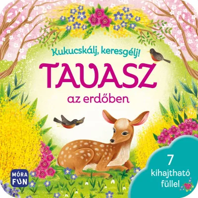 Kukucskálj, keresgélj! - Tavasz az erdőben - 7 kihajtható füllel - pop-up nélkül átalakítva Biztonságos fizetés