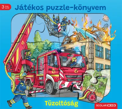 Kiárusítás Játékos puzzle-könyvem: Tűzoltóság