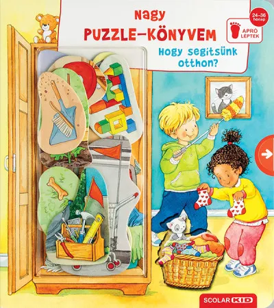Nagy puzzle-könyvem - Hogy segítsünk otthon? Gyors kiszállítás