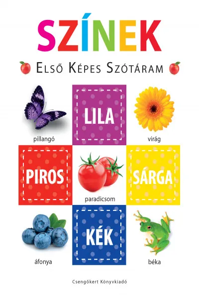 Színek - Első képes szótáram - Szivacskönyv Bestseller