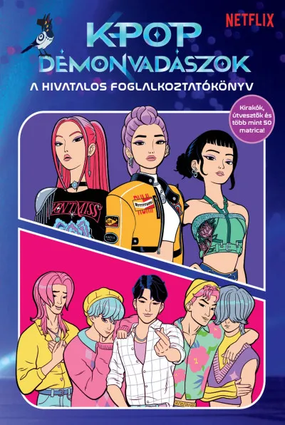 K-pop démonvadászok - A hivatalos foglalkoztatókönyv - Kirakók, útvesztők és több mint 50 matrica! Azonnali szállítás