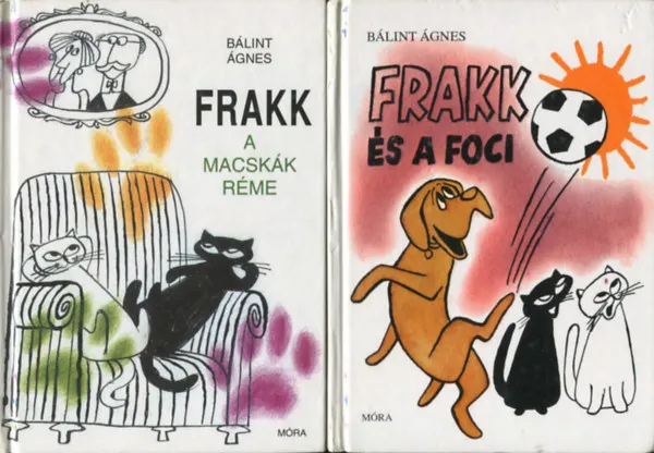 Outlet Frakk könyvek (2 db): Frakk és a foci + Frakk a macskák réme