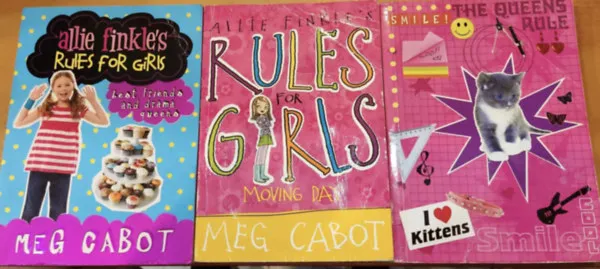 Szezonális akció 3 db Allie Finkle's Rules for Girls: Best Friends and Drama Queens + Moving Day + The New Girl