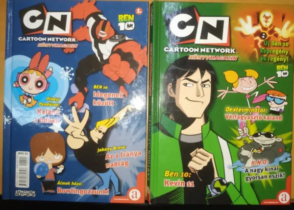 2 db Cartoon Network könyvmagazin Exkluzív ajánlat