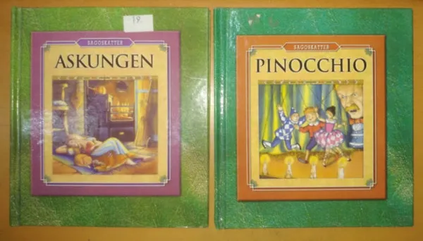 Askungen + Pinocchio (2 könyv)(Sagoskatter) Biztonságos vásárlás
