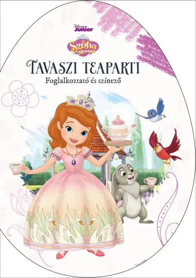 Szuper akció Tavaszi teaparti - Foglalkoztató és színező - Disney Junior tojás alakú színező