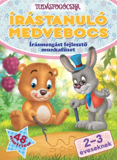 Biztonságos fizetés Írástanuló medvebocs - Írásmozgást fejlesztő munkafüzet 2-3 éveseknek