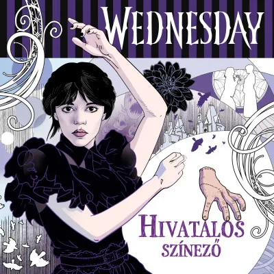 Vedd meg online Wednesday - Hivatalos színező