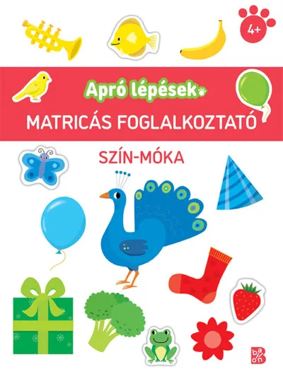 Apró lépések - Szín-móka - Matricás foglalkoztató Akciós ár