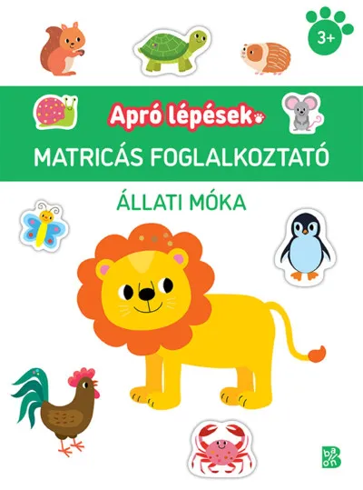 Apró lépések - Állati móka - Matricás foglalkoztató Árcsökkenés