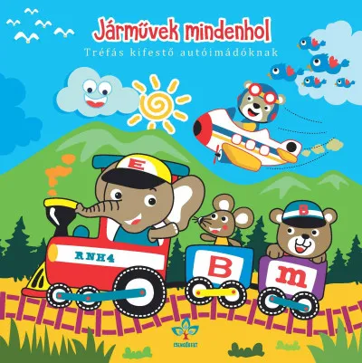 Járművek mindenhol - Tréfás kifestő autóimádóknak Korlátozott ajánlat