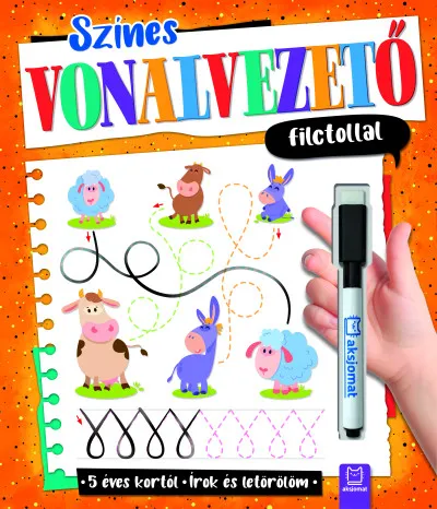 Színes vonalvezető filctollal - Írok és letörlöm - 5 éves kortól Vedd meg most