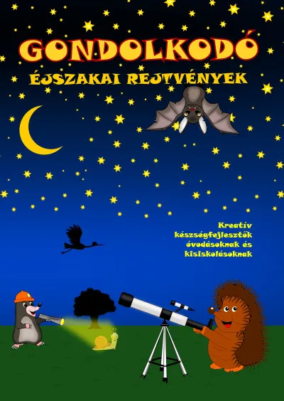 Gondolkodó - Éjszakai rejtvények - Kreatív készségfejlesztő óvodásoknak és kisiskolásoknak Outlet