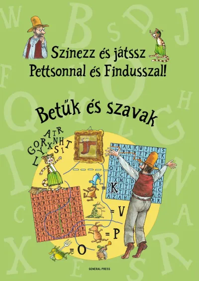 Árengedmény Színezz és játssz Pettsonnal és Findusszal! - Betűk és szavak