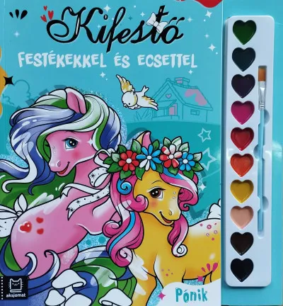 Kifestő festékekkel és ecsettel - Pónik Nézd meg most