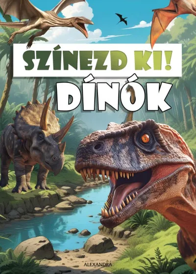 Színezd ki! - Dinók Rendeld meg most