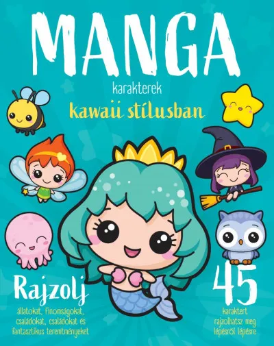 Vedd meg online Manga karakterek kawaii stílusban