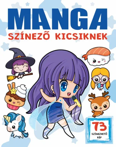 Árengedmény Manga színező kicsiknek