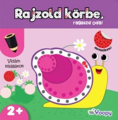Legjobb ár Rajzold körbe, ragaszd oda! - Vidám kisállatok