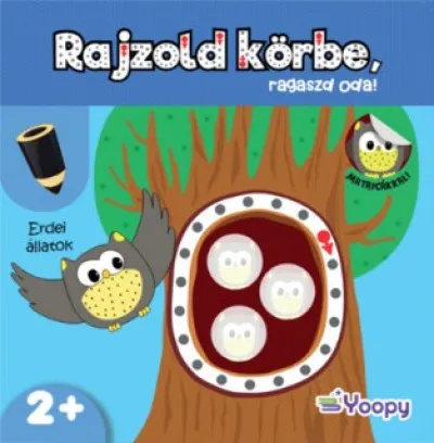 Kedvezményes ár Rajzold körbe, ragaszd oda! - Erdei állatok