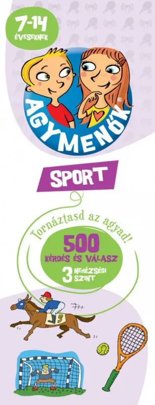 Agymenők Sport kártyacsomag - 500 kérdés és válasz Azonnali szállítás
