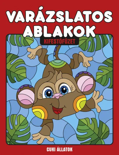 Exkluzív ajánlat Varázslatos ablakok kifestőfüzet - Cuki állatok