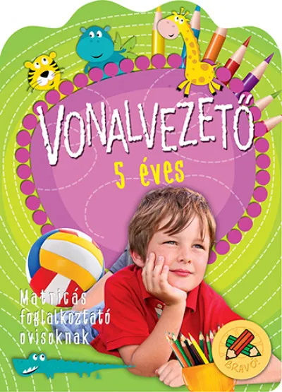 Expressz kézbesítés Vonalvezető 5 éves - Matricás foglalkoztató ovisoknak