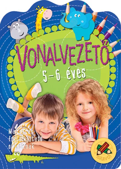Gyors kiszállítás Vonalvezető 5-6 éves - Matricás foglalkoztató ovisoknak