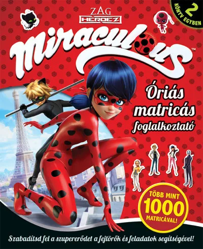 Miraculous - Óriás matricás foglalkoztató Gyors kiszállítás