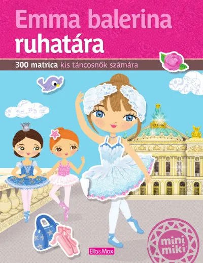 Különleges ajánlat Emma balerina ruhatára - 300 matrica kis táncosnők számára