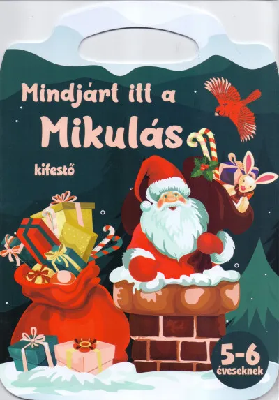 Mindjárt itt a Mikulás - Kifestő Népszerű