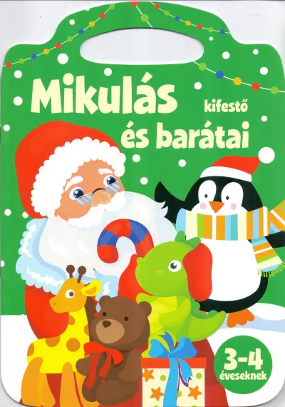 Mikulás és barátai - kifestő Azonnal elérhető