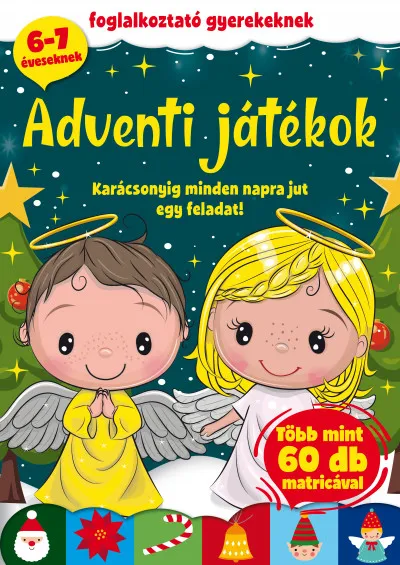Adventi Játékok - Foglalkoztató gyerekeknek - Karácsonyig minden napra jut egy feladat! Vedd meg online